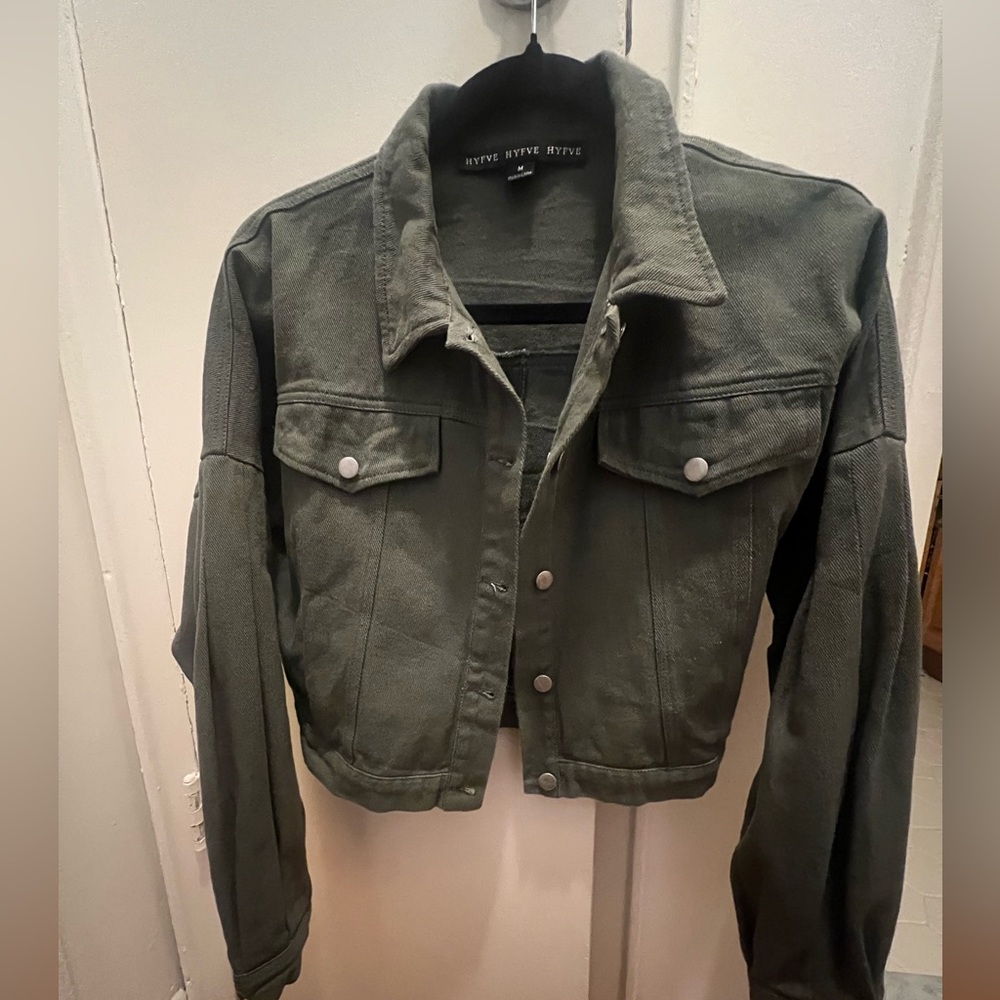 Cropped Denim Jacket.